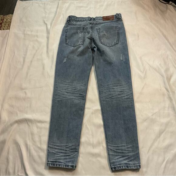 ONE X One Teaspoon Awesome Baggies Medium Rise Jeans 24 Y2K Casual Distressed - Picture 4 of 12
